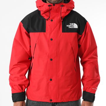 The North Face - Dryvent Mono A88XF Rosso Nero Giacca con cappuccio e zip