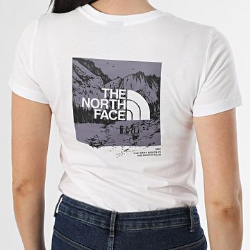 The North Face - Maglietta da donna con grafica Half Dome A8952 Bianco