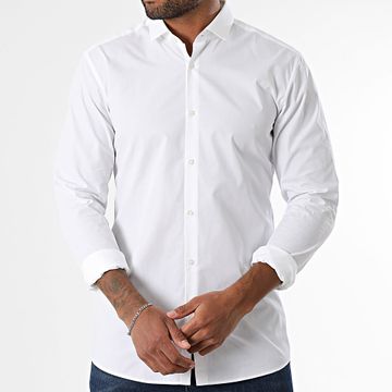 HUGO - Camicia Erondo Slim a maniche lunghe 50389769 Bianco
