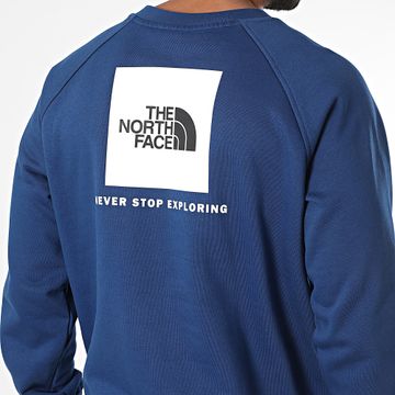 The North Face - Felpa girocollo Raglan Box A89FA blu navy