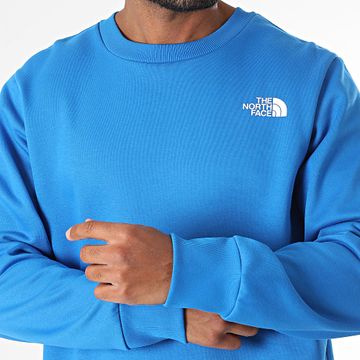 The North Face - Felpa girocollo Semplice Cupola A89FB Blu Reale