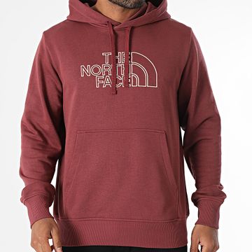 The North Face - Drew Peak Light Felpa con cappuccio A8C1B Rosso mattone