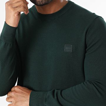 BOSS - Maglia Kanovano 50527583 Verde scuro