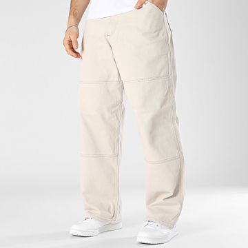 Jack And Jones - Owen - Jeans larghi beige a contrasto