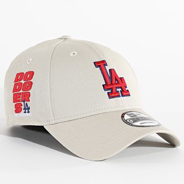 New Era - MLB Side Patch 9Forty LA Dodgers Cap 60595218 Beige