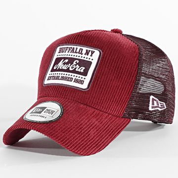 New Era - Cappello Trucker Patch Cord 60603670 Bordeaux