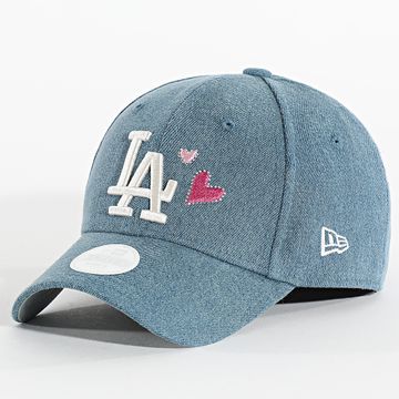 New Era - Cappello donna Denim Icon 9 Forty LA Dodgers 60595350 Blu Denim