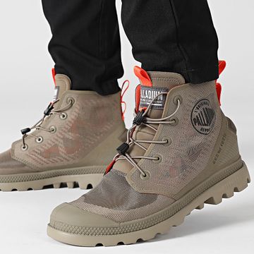 Palladium - Stivali Pampa Lite Travel 74472 Verde scuro