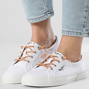 Pepe Jeans - Sneakers Kenton Block Donna PLS31590 Bianco