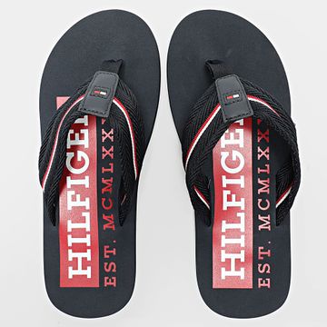 Tommy Hilfiger - Infradito Corporate Hilfiger Beach Sandal 5436 Navy Blue