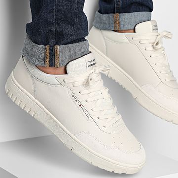 Tommy Hilfiger - Sneakers Core Leather Mix 5467 Alabastro