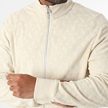 BOSS - Siza 08 Giacca con zip 50537124 Beige