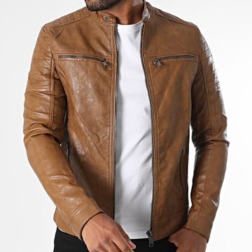 Frilivin - Giacca biker color cammello