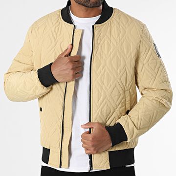 Kymaxx - Giacca bomber giallo chiaro