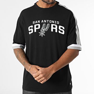 New Era - Maglietta dei San Antonio Spurs 60596249 Nero Bianco Grigio