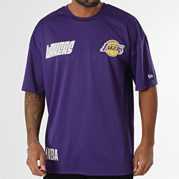 New Era - Maglietta Los Angeles Lakers 60596413 Viola