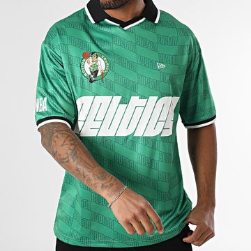 New Era - Boston Celtics - Maglietta oversize 60596433 Verde Bianco Nero