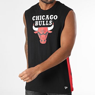 New Era - Canotta Chicago Bulls 60596405 Nero Rosso Bianco