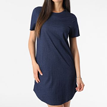 Only - Birdie - Vestito da donna con maglietta blu navy