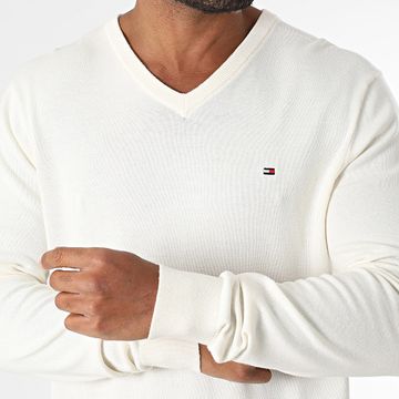 Tommy Hilfiger - Essential Cotton 4745 Beige Maglia con scollo a V