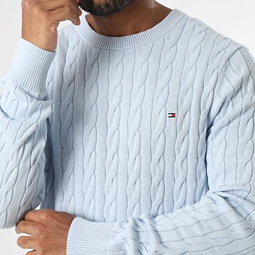 Tommy Hilfiger - Maglione Classic Cable 3132 azzurro
