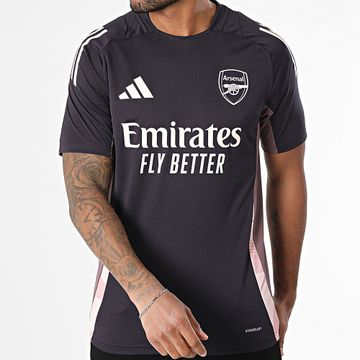 Adidas Sportswear - Maglietta Arsenal a righe JF2915 Viola scuro
