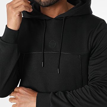 Sergio Tacchini - Deriva 41016 Felpa con cappuccio nera