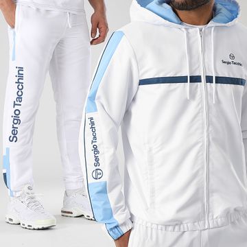 Sergio Tacchini - Tuta sportiva Prannie Denso 40846 41124 Bianco Azzurro