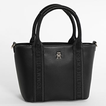 Tommy Hilfiger - Borsetta da donna Logotape Mini Tote 7201 Nero