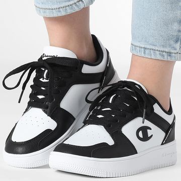 Champion - Scarpe da ginnastica Rebound 2.0 Low Bianco Nero Donna