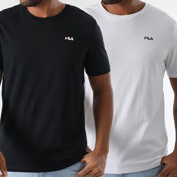 Fila - Confezione da 2 magliette Brod FAM0083 Nero Bianco