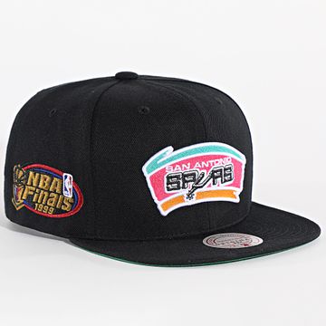 Mitchell and Ness - Cappello San Antonio Spurs Top Spot Snapback Nero