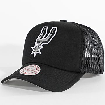 Mitchell and Ness - Cappello Trucker San Antonio Spurs HT8032 Evergreen Nero