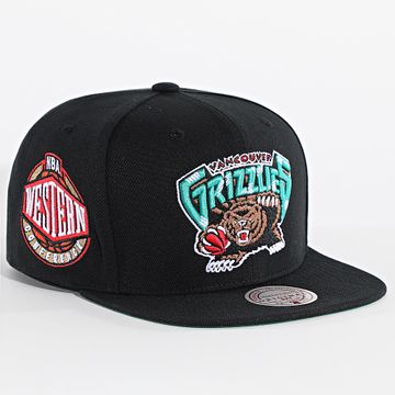 Mitchell and Ness - Vancouver Grizzlies Conference Patch NBA Snapback Cap Nero