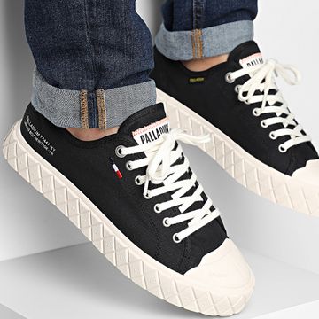 Palladium - Palla Ace 74447 Nero Bianco Cappello Grigio Scarpe da ginnastica