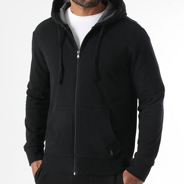 Polo Ralph Lauren - Original Player Felpa con zip e cappuccio nero