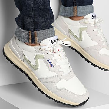 Schott NYC - Scarpe da ginnastica Dorian White