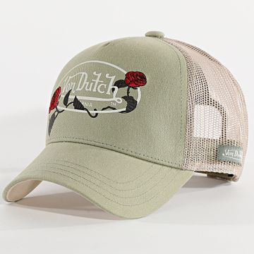 Von Dutch - Cappellino Lorg Trucker Verde Beige
