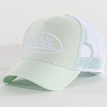 Von Dutch - Cappello trucker Shig verde chiaro bianco