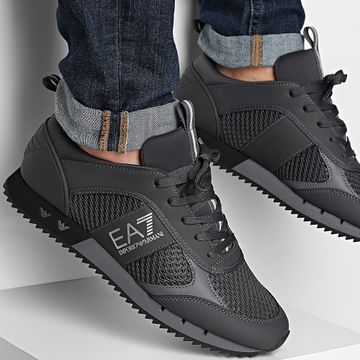 EA7 Emporio Armani - X8X027-XK050 Grigio asfalto argento G7 Sneakers