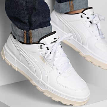 Puma - Scarpe da Ginnastica Puma Caven 2.0 Abrupt 397466 Bianco Alpino Neve Piatto Grigio