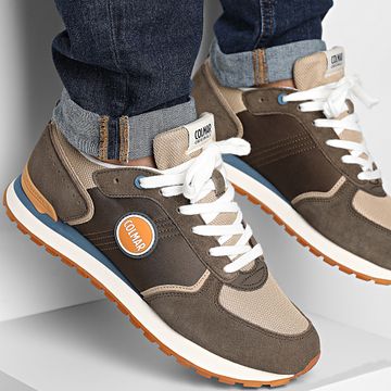 Colmar - Travis Block 067 Verde Militare Beige Arancione Sneakers
