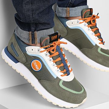 Colmar - Sneakers Travis Expedition 076 Verde Militare Multicolore