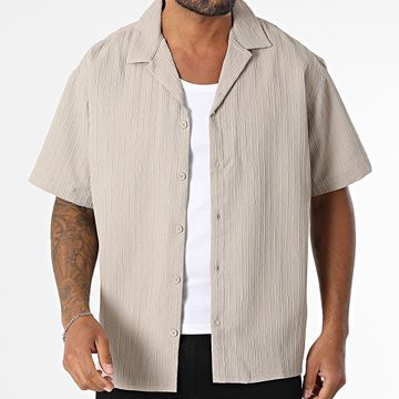 Jack And Jones - Camicia a maniche corte Massimo Resort Taupe