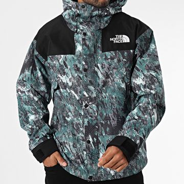 The North Face - Dryvent Mono A88XF Verde Nero Giacca con cappuccio e zip