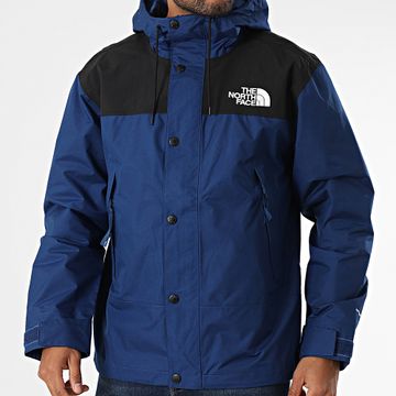 The North Face - Giacca con zip e cappuccio, marina