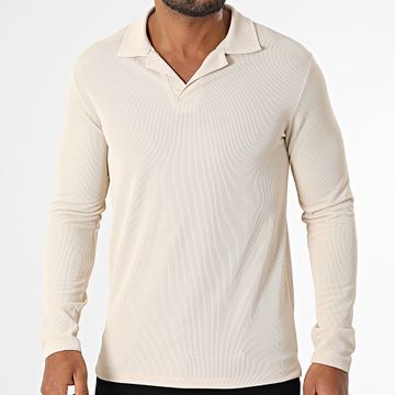 Uniplay - Polo a maniche lunghe 183 Beige