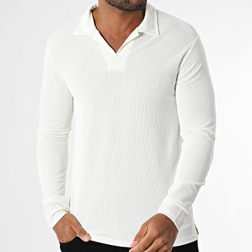 Uniplay - Polo a maniche lunghe 183 Beige chiaro