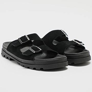 Palladium - Sandali Dunelite Riviera Suede 74455 Nero