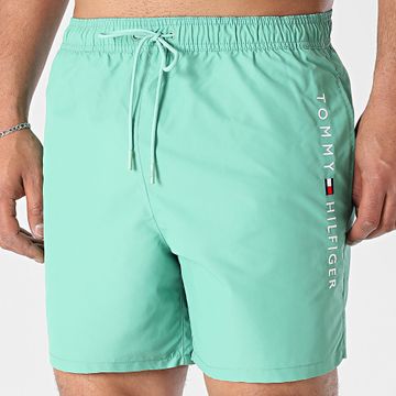 Tommy Hilfiger - Pantaloncini da bagno con coulisse 3258 Verde chiaro